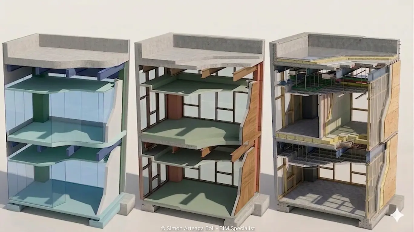 Niveles de detalle 200, 300 y 400